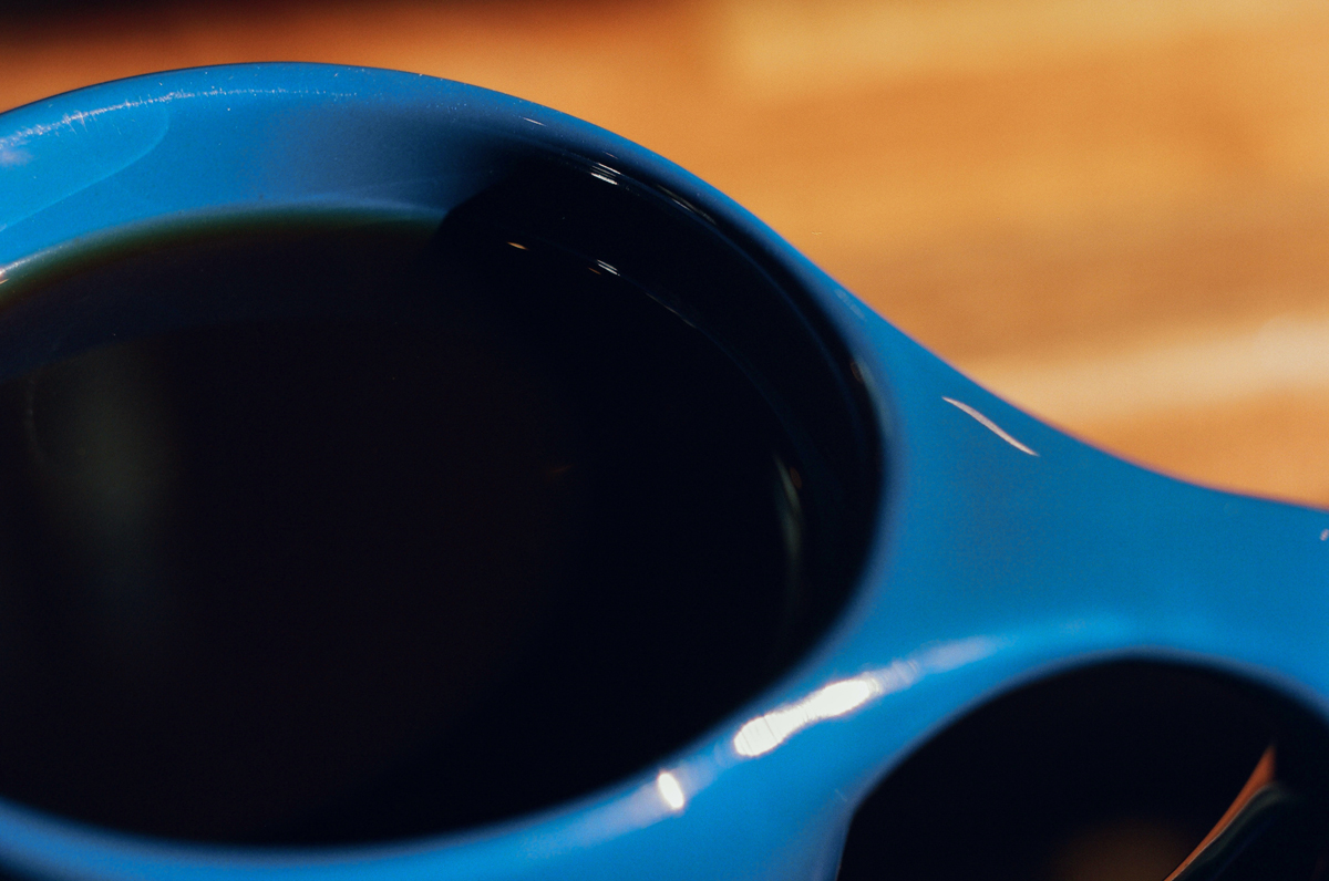 Patio water feature with troughs at Dedo Coffee